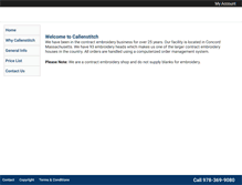 Tablet Screenshot of callenstitch.com